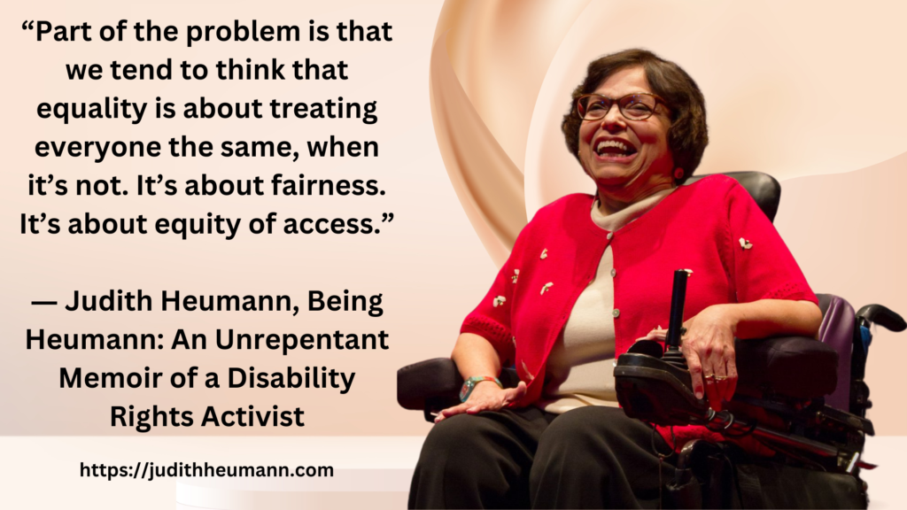 Kenccid highlights Judith Heumann for Women's History Month