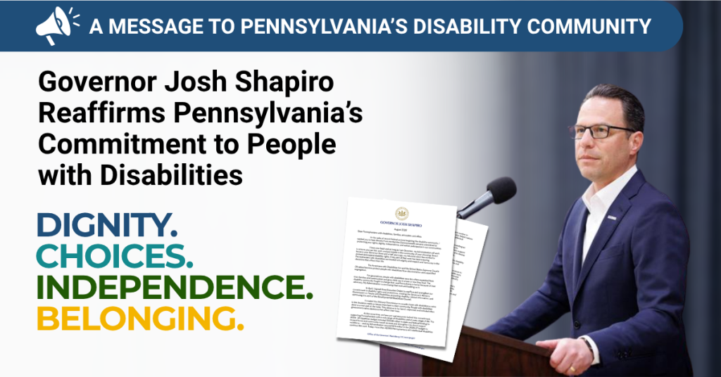 KenCCID Responds to Governor Shapiro’s Commitment to Pennsylvania’s Disability Community
